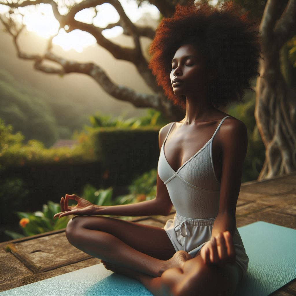 Meditating Melanated Goddess