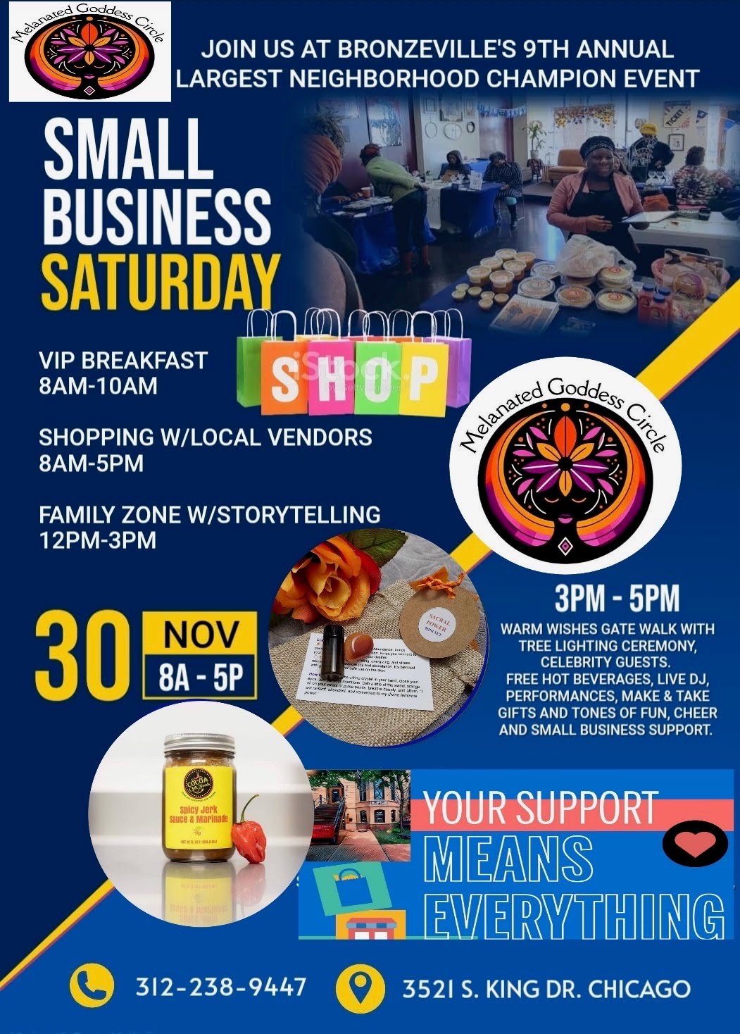 Small Business Saturday 2024 - Melanated Goddess Circle